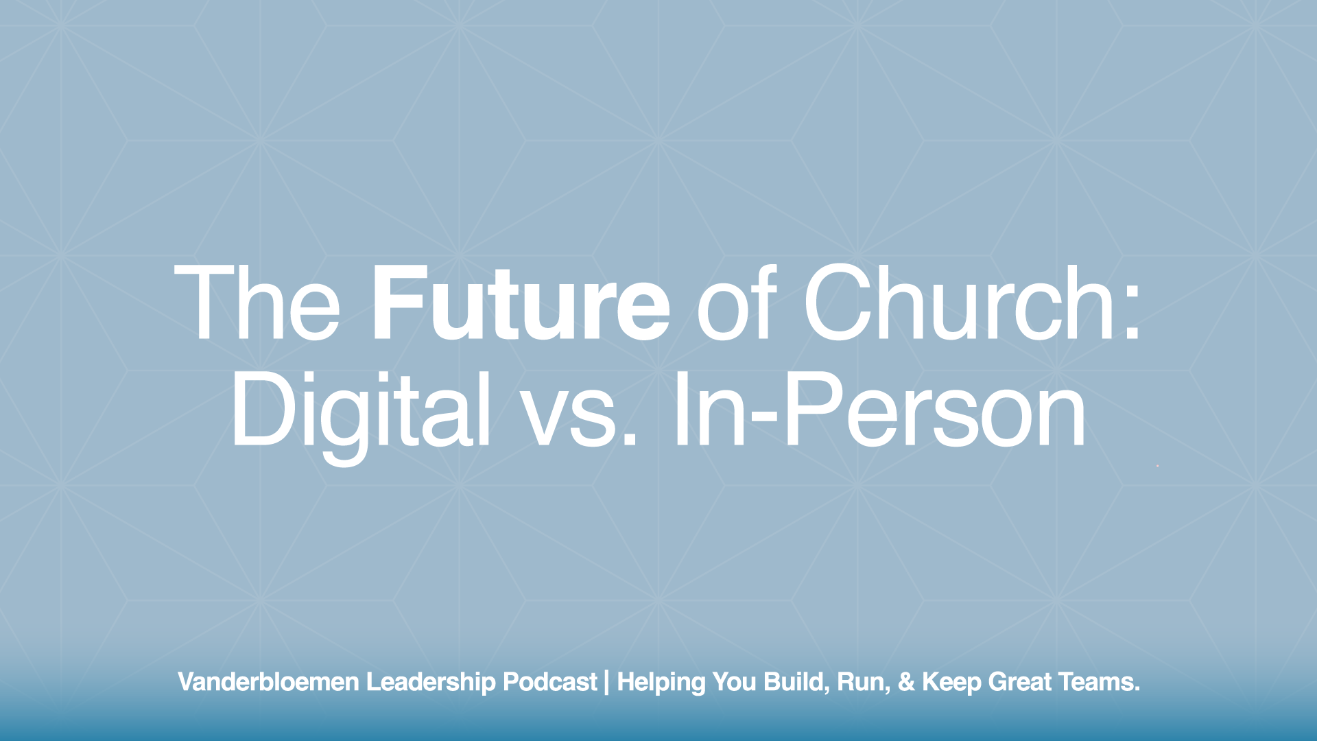 The Future of Church: Digital vs. In-Person | ft. Jay Kranda