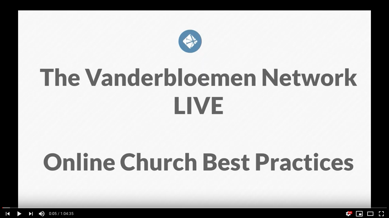 Online Church Best Practices with Jay Kranda