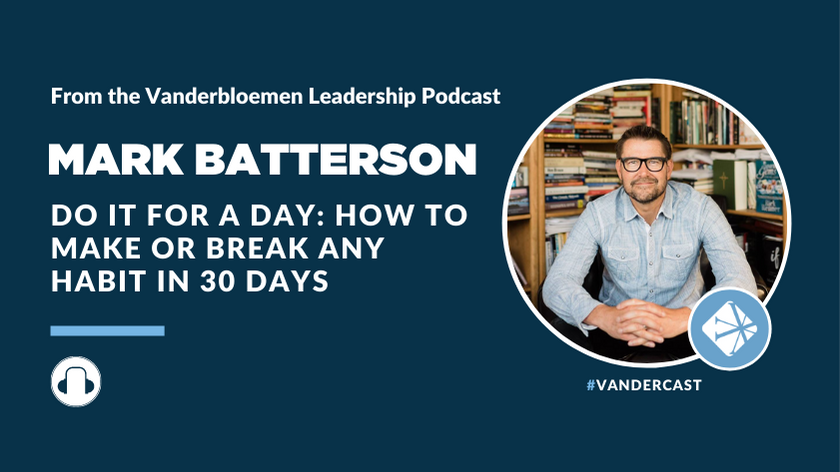 Do It For A Day with Author | ft. Mark Batterson