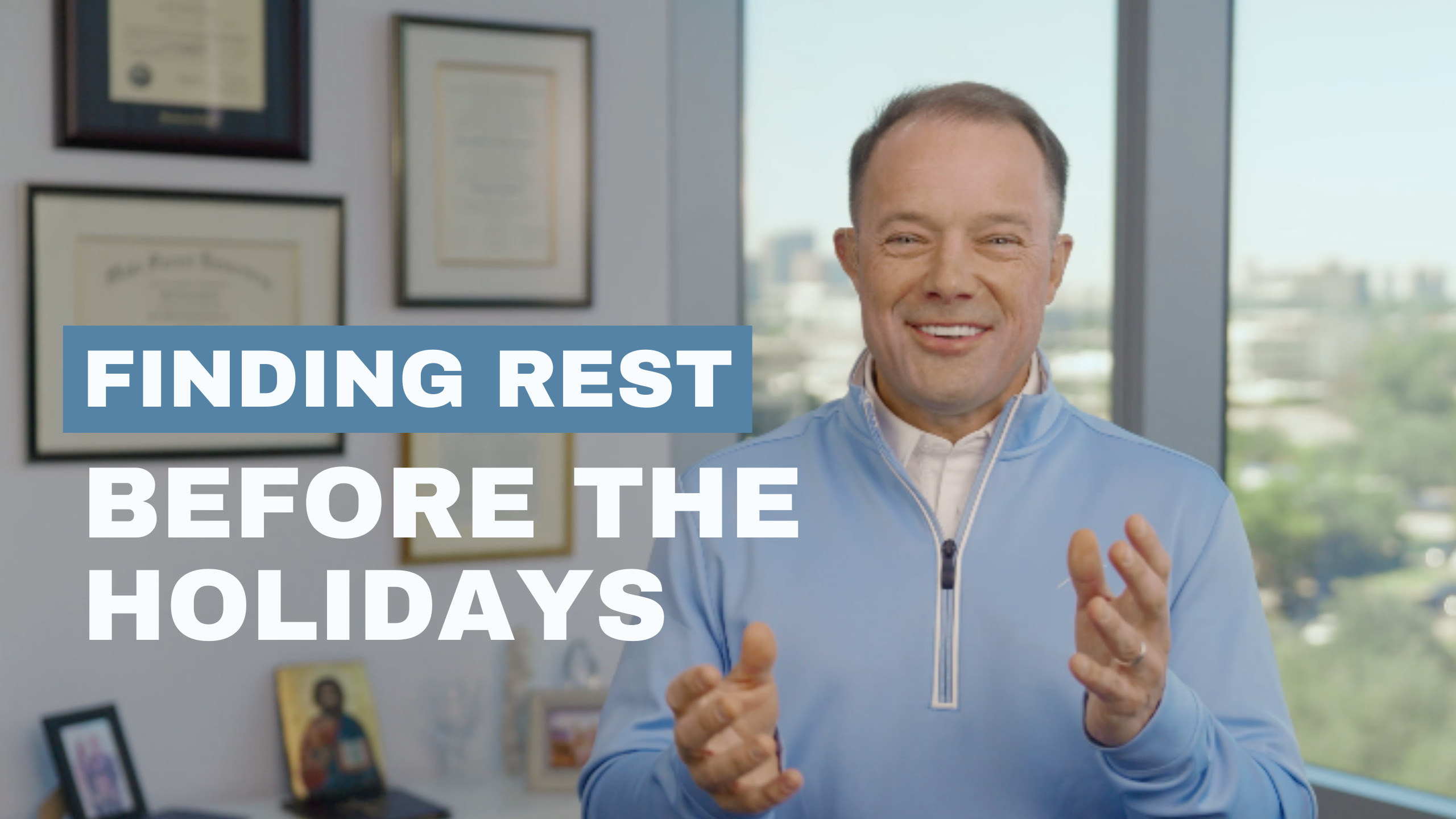 Finding Rest Before the Holidays